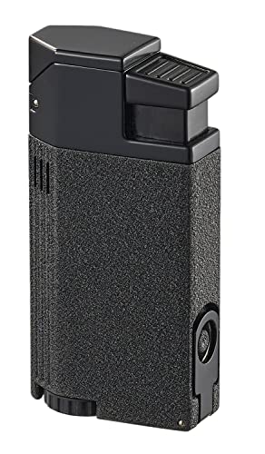 Encendedor Visol Triple Llama Torch Negro miniatura 2