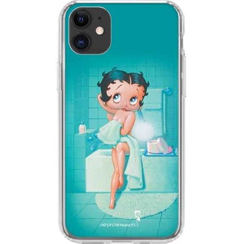 Skinit iPhone 11�p�N���A�g�ѓd�b�P�[�X - �������C�Z���X���i �x�e�B�E�u�[�v �x�e�B�E�u�[�v ���b�h�h���X�f�U�C��, S, SNBBETTYB13IP11ZR