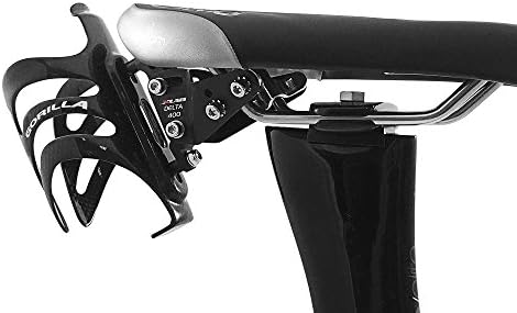 XLAB Delta 400 Single Bottle Rear Hydration System with Carbon Cage for Triathlon and Road Bikes image 5
