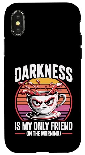 �ʔ������[�j���O�R�[�q�[���[�h�f�U�C���B �X�}�z�P�[�X iPhone X/XS �p