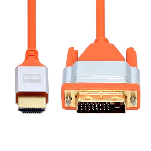 xiwai �E���g���\�t�g 4K HDMI - DVI �n�C�t���b�N�X HDTV �P�[�u�� �n�C�p�[�X�[�p�[�t���L�V�u���R�[�h �n�C�X�s�[�h Type-A �I�X - 24+1 �R���s���[�^ HDTV 3.3�t�B�[�g