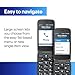 Lively Jitterbug Flip2 - Flip Cell Phone for Seniors - Not Compatible with Other Wireless Carriers - Must Be Activated with Lively Phone Plan - Red Flip Phone