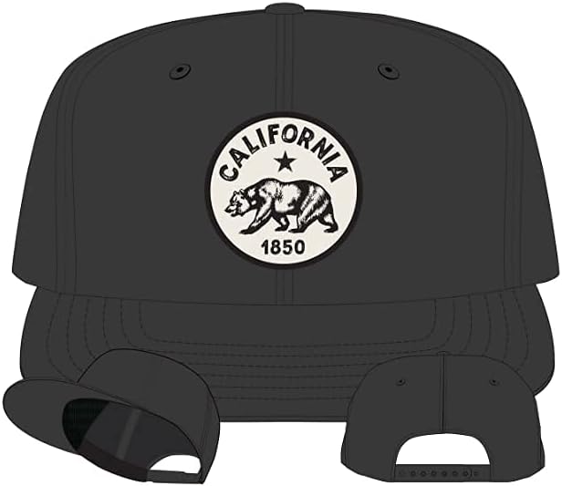 AMERICAN NEEDLE Cali California Bear Patch Unisex Adjustable Snapback Baseball Hat