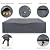 AKEfit Patio Furniture Covers,500D Heavy Duty Waterproof for Outdoor Square and Retangle Patio Table and Chair Covers,Grey-110"L x 84"W x 28"H