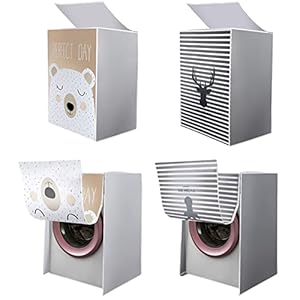 4 Stuks Wasmachine Cover Droger Cover Duurzame Wasmachine Cover Wasdroger Bescherm Cover Stofdichte Waterdichte Front Load Machine Cover,past Meeste Top Load Of Front Load Wasmachines/drogers