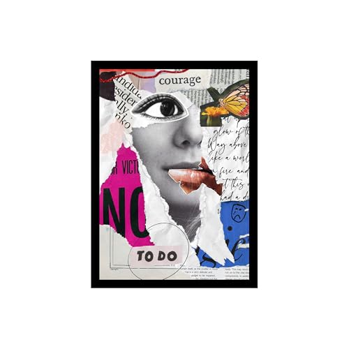 Image of BLINKART Trendy Abstract Wall Art Painting Print Design | Aesthetic Wall Decor Photo Artwork Frame Decoration Hanging For Home Bedroom Living Room Office Wall Decor | T0021 | 13x10 Inches