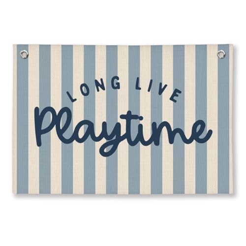 ShowDraven Playroom Wall Decor Toddler Playroom Decor Hanging Linen Banner Play Room Wall Decor for Nursery Nursery 20x30 Inch