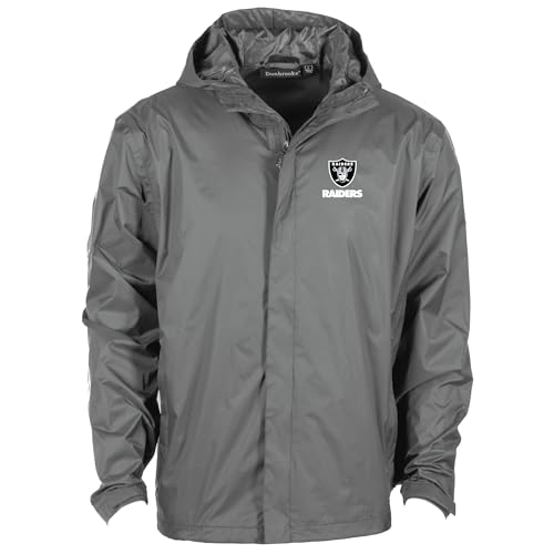 Image of Dunbrooke Men's NFL Tropic Waterproof Packable Full-Zip Hoodie Jacket