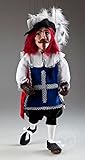 Czech Marionettes, Musketeer Andre - Hand Carved and Hand Painted Marionette Puppet, Hand Sewed, Ideal for Collectors or Theater Performances, Royal Court Czech Marionettes Collection, 16 inches