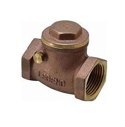 Legend Valve 105-106NL T-451 No Lead Brass Swing Check Valve, 1-1/4