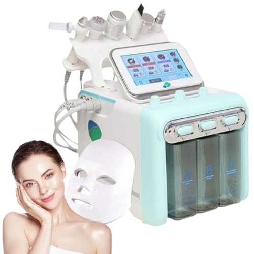 Máquina de oxígeno facial 7 en 1, equipo de salón para el cuidado de la piel, dispositivo de burbujas pequeñas, hidrodermoabrasión, peeling con chorro de agua.