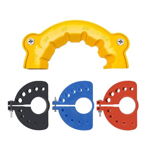 Juego de 4 afiladores de brocas ABS que aumentan la eficiencia para un uso fácil en hogares o combinación de herramientas manuales de trabajo