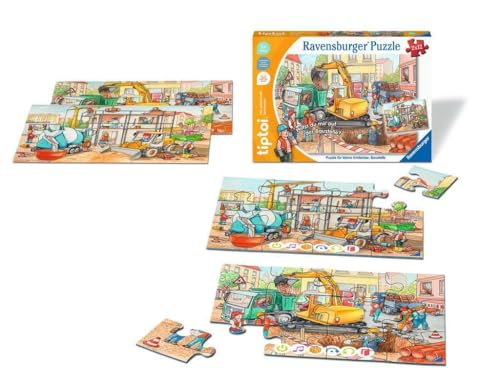 RAVENSBURGER Puzzle tiptoi Baustelle - vue 3
