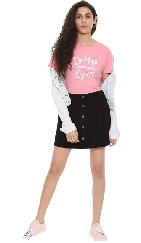Women?s Mini Denim Skirt in Cotton Blend Fabric_52-picture-44