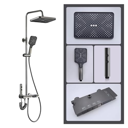 Ensemble de douche intelligente à affichage numérique pour salle de bain moderne - 2