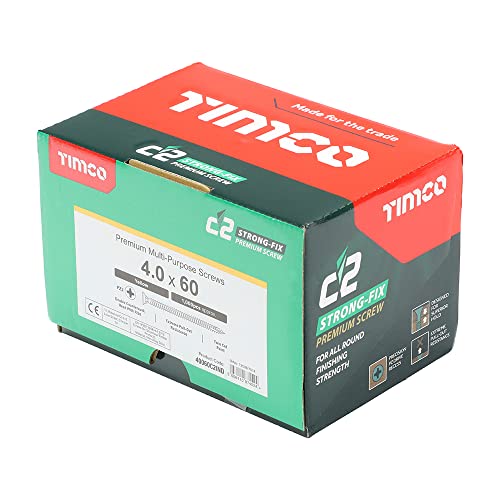 Vis multi-usages C2 TIMCO à performance ultime et double filetage angle