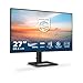 Produktbild Philips 27E1N1300AM - 27 Zoll Full HD Monitor, Lautsprecher (1920x1080, 120 Hz, 1x HDMI 1.4, USB-C (65W Power Delivery), USB Hub) schwarz