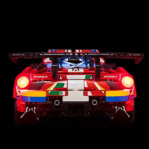Light My Bricks Lichter für Lego Ferrari 488 GTE 42125 – Bild 7