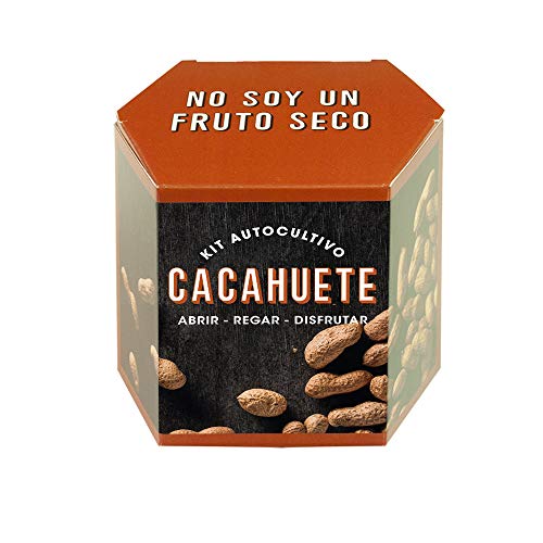 Kit Autocultivo Cacahuete | Cultiva Tus Propios Peanuts en Casa | Regalo Divertido y Original para Niños y Adultos | Resetea