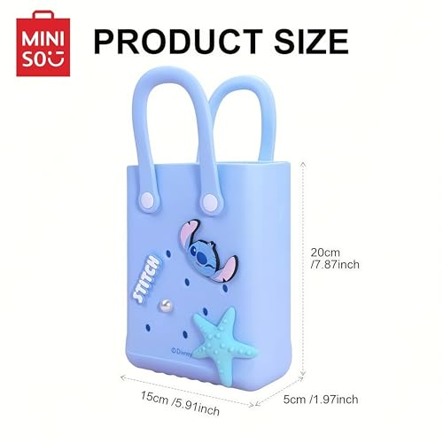 Bolsa Tote Azul Disney Lilo & Stitch MINISO miniatura 6