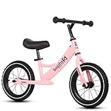 Sin pedales BALANCE DE BICICLETA: La bicicleta de equilibrio elimina la distracción de los pedales para que su hijo puede aprender a montar, centrándose en lo que es importante - el equilibrio.Proporciona la forma más fácil, más eficiente para su niño para aprender a andar en bicicleta