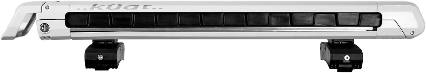 Kuat Grip 4 Rooftop Rack, Fits 4 Skis/2 Snowboards, Pearl/Silver Anodize