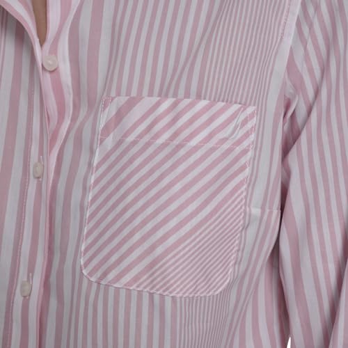 Image of Nautica Women's Button Front Long Sleeve Roll Tab Shirt