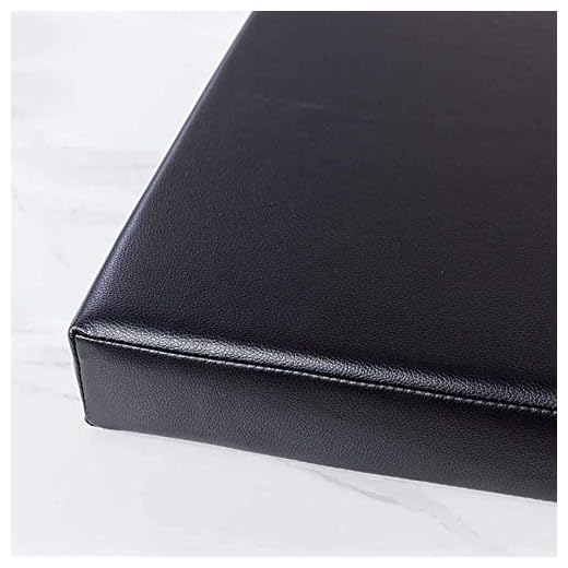 FWZJ Trädgårdsbänk kudde vadderade sittdynor läderöverdrag vattentålig solstolsmatta gungor uteplats möbler 2 eller 3-sits kudde, bekväm – 60 x 30 x 5 cm