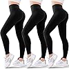 Blisset-3-Pack-High-Waisted-Womens-Leggings-No-See-Through-Butt-Lift-Tummy-Control-Yoga-Pants-Workout-Running-Legging Blisset 3 Pack High Waisted Leggings for Women-Soft Athletic Tummy Control Pants for Running Yoga Workout Reg & Plus Size