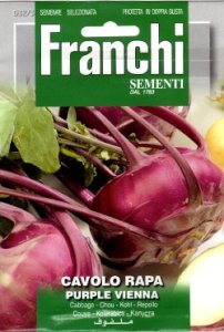 【FRANCHI社種子】【32/3】コールラビ PURPLE VIENA