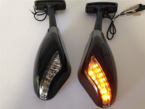 Httmt Mt391-Led3 Yellow Led Lights Turn Signal Mirror Compatible With Triumph Daytona 675R 600 650 Trophy New #TOP1
