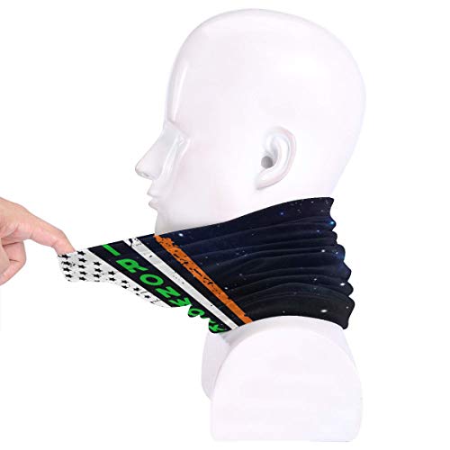 Ironworker Irish American Flag St. Patrick's Day Men Women Cold Weather Neck Gaiter Tube Face Mask