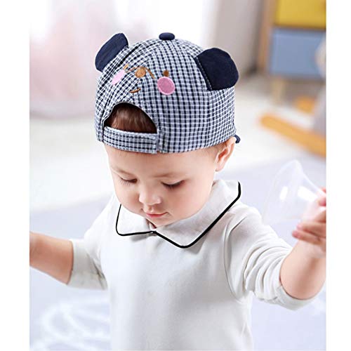 KESYOO Chapéu de Sol Infantil com Estampa de Desenho de Ponta de Orelha Adorável Chapéu de Proteção