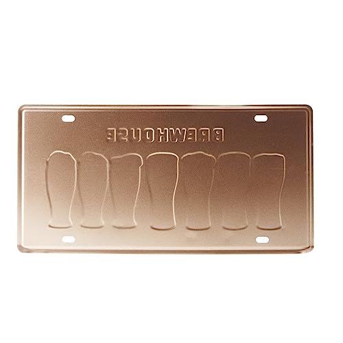 Image of Brewhouse Beer Multipurpose Metal Signs - License Wall Plate, Decorative Car Tag - Ideal for Cafe, Restaurant, Shop, Home, Hotel, Club, Office, Living Area