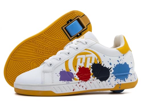Breezy Rollers Chaussures à roulettes pour Enfants I Rollers-Sneakers I De Chaussures de Rue pour Filles et Garçons à Rollers en Quelques Secondes I Baskets...