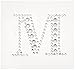 Produktbild Kaisercraft Bling Alphas Selbstklebende Strass-Buchstabe, 4,4 cm, Silberkristall, M, 5 Packungen