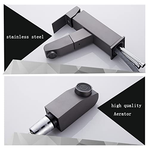 Robinet d'évier rotatif 360 en acier inoxydable avec poignée unique - 6