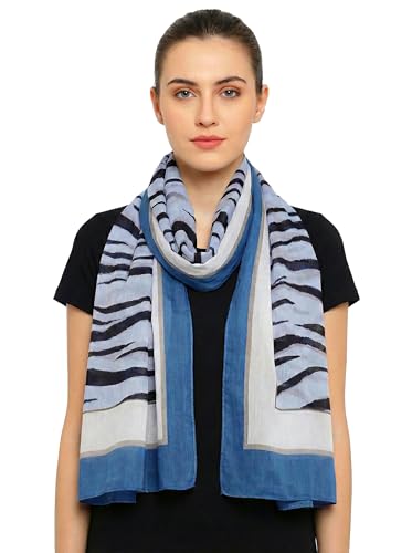 Image of Fabtone Elegant Printed Women's Scarfs |Beach Pareo | 100% Pure Soft Cotton Stole for Ladies /Girls 100x180 cms