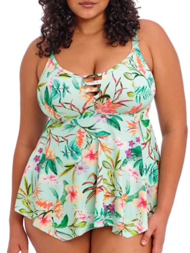 Tankini Grande Taille Sunshine Cove Aqua Elomi 6XL pour Femme