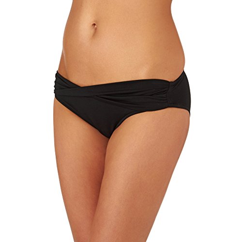 Seafolly Women's Twist Band Hipster Full Coverage Bikini Bottom Swimsuit,Black,6 Us #TOP5
