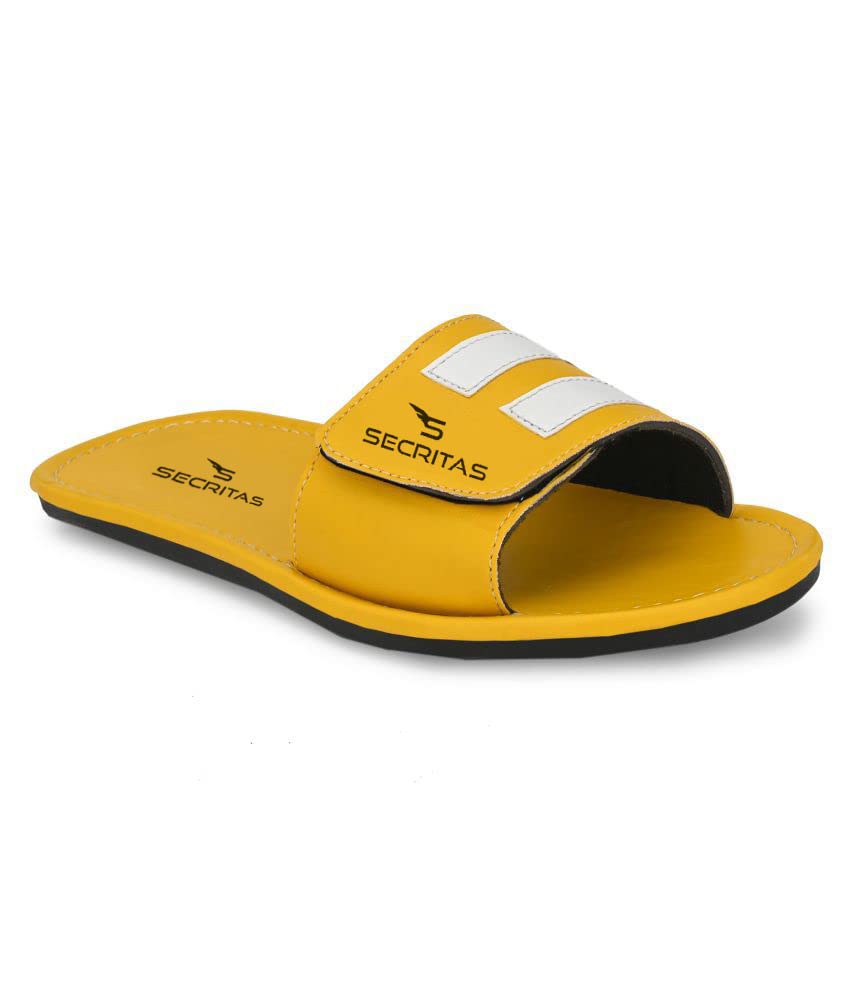 S SECRITAS Mens Yellow Synthetic Slipper (10 UK Size) (B0BDF8BVKW) Amazon Price History, Amazon Price Tracker