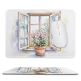 【KLEINE UND PERFEKTE MOUSEPAD】: Mauspad misst 34 x 28 cm / 340 x 280 mm, dieses Mauspad hilft, Platz auf dem Schreibtisch zu sparen, hat aber immer noch viel Platz für die Mausbewegung. Perfekt für Arbeit und Spiel. 3mm Dicke bieten eine weiche Berührung. Leicht und tragbar, perfekt für Büro, Zuhause, Geschäftsreise und unterwegs.