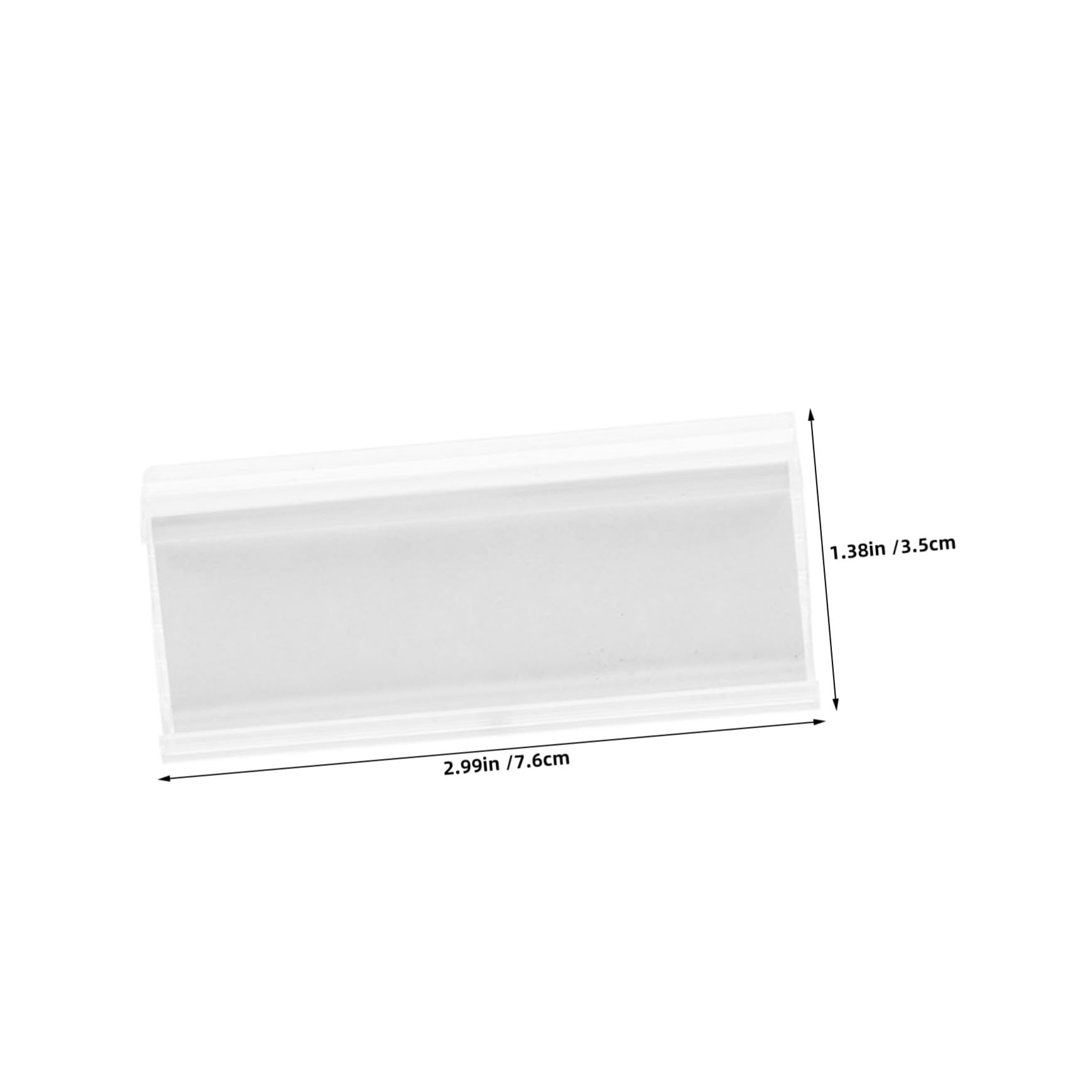 Porte-étiquettes de Prix pour Étagère en Pvc 100 Pièces Clips