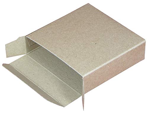 BOTAD® Plain Corrugated Small Boxes 4.5 inch x 4.5 inch x 1.5 inch - Pack of 50 Boxes 3