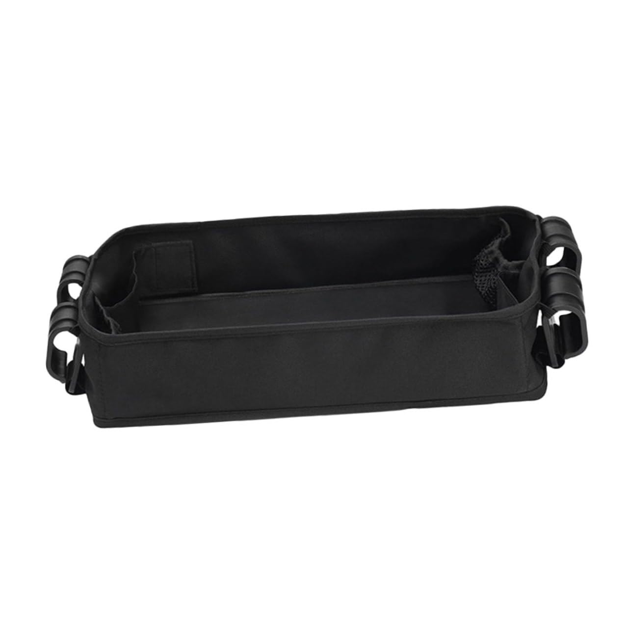 GALPADA Baby Stroller Tray With Universal Snack Holder Cup Holder Accessory Phone Holder Organizer Clip-on Snack Tray For Baby Carriage Black