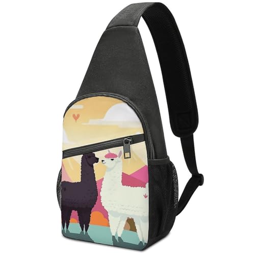 Sling Bag para mujer y hombre mochila cruzada pequeña miniatura 1