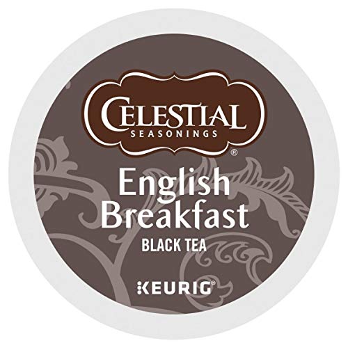 Celestial Seasonings English Breakfast Tea Single-Serve K-Cups, Box of 24