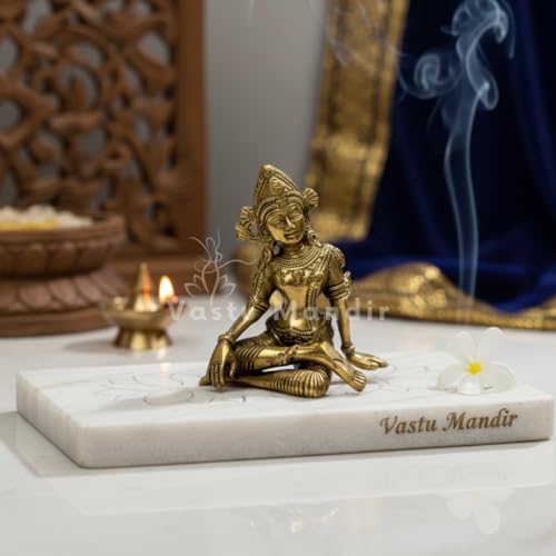 Image of Vastu Remedy Indra Dev Idol in Pure Brass for Management & Success | Decorative Brass Statue for Home, Office & Temple