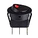 XT AUTO 20 Amp Led Round Rocker Toggle Light Switch Spst On-Off Control for Car Truck Pack of 20