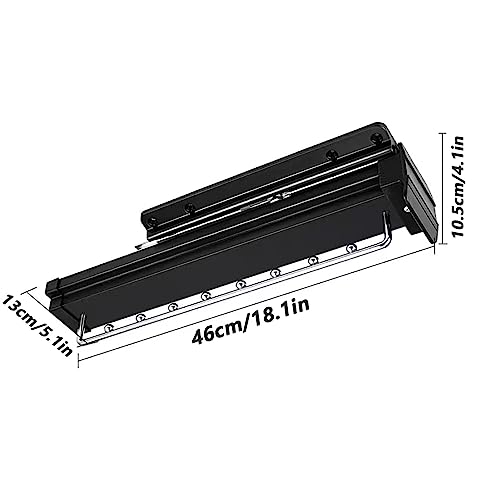 Tringle à Cintre Extensible avec Rail Amortisseur Double Rangée